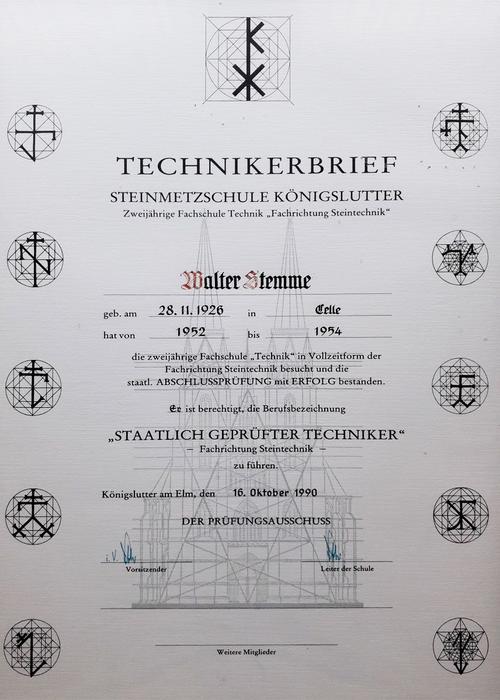 Technikerbrief 1990